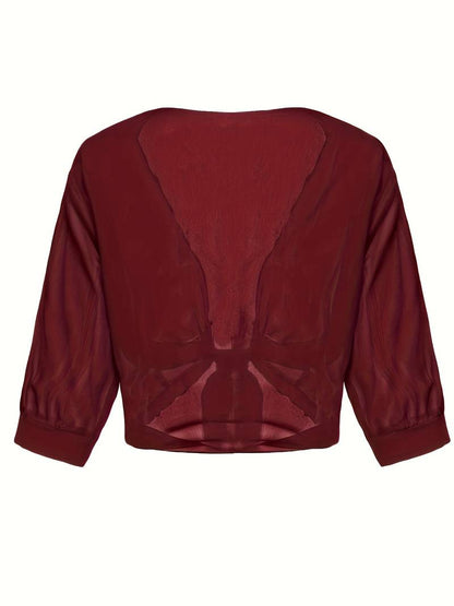 Pearl | Women's Sheer Tie Front Cardigan Open Front Cover Up