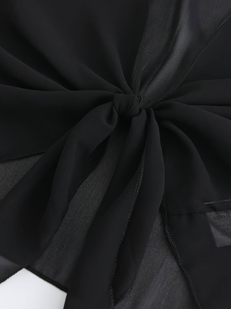 Pearl | Women's Sheer Tie Front Cardigan Open Front Cover Up